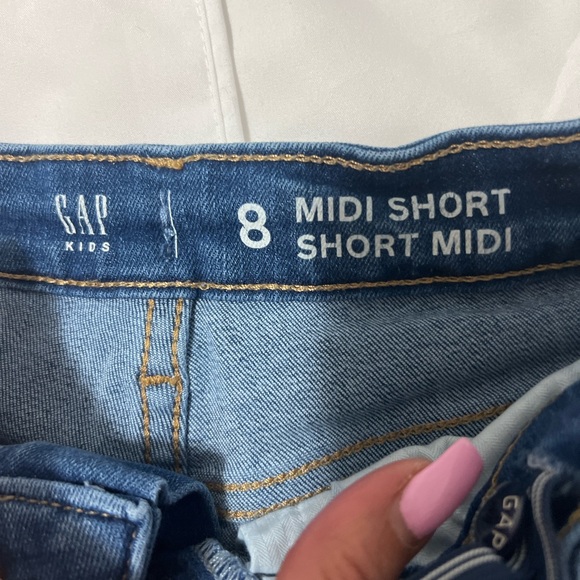 Gap Kids Floral Denim Shorts Size 8 - Picture 3 of 3